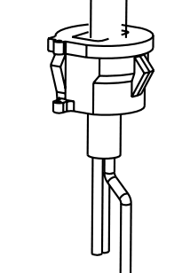 Genie 9541C.S Stealth Garage Door Opener Strain Relief