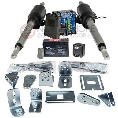 GTO PRO-SW2002XLS Swing Gate Operator for Dual Gate 500 lbs./16 ft. per Leaf