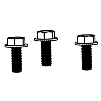 Genie 38437A.S Motor head Screws M6-1x12 (3pk) for ReliaG Models