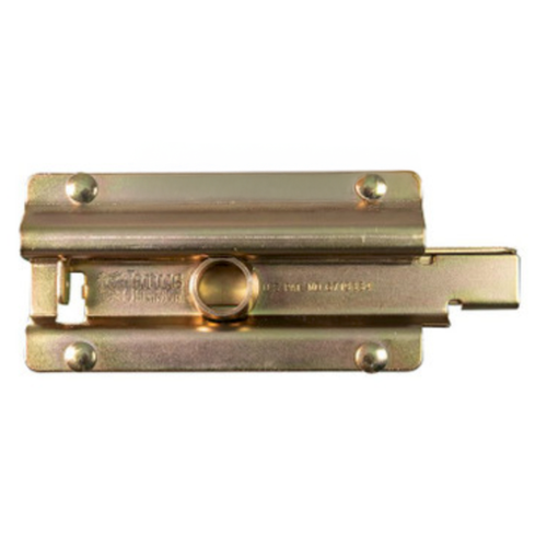 JANUS INTERNATIONAL YELLOW ZINC MINI LATCH WITHOUT PADLOCK SLOTS