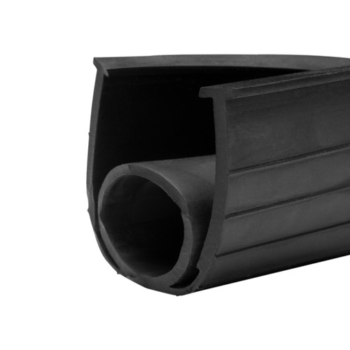 EPDM Rubber 1/4" T-End Bottom Weather Seal