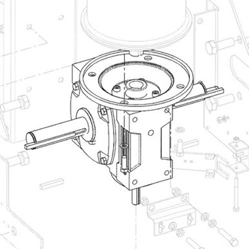 Manaras REDUCER008 CC80-40D FR 182TV GN (3, 5HP)