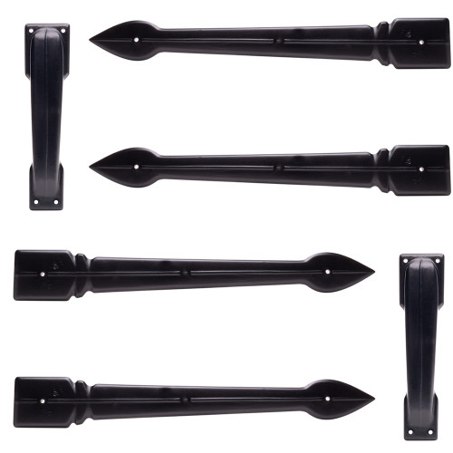 Traditional Garage Door Decorative Hardware Kit