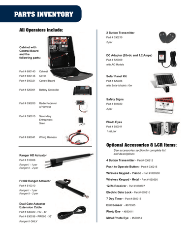 USAutomatic Ranger HD Single Gate Operator