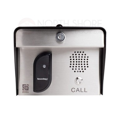 Edge E2 SK + Intercom – Smart Card Reader with Secura Key Proximity Reader and Intercom
