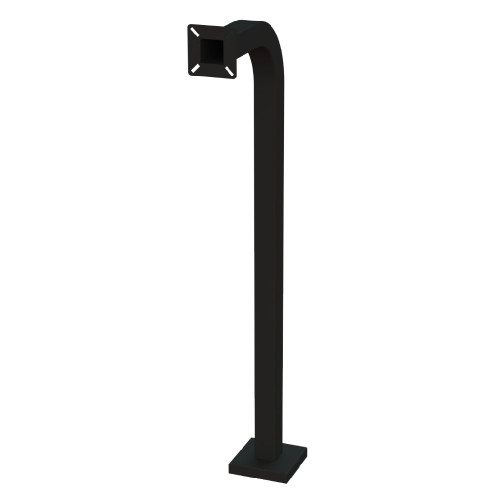 Security Brands 18-001 42in Pad Mount Gooseneck Pedestal for Card Readers & Access Control Keypad