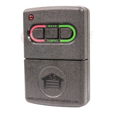 North Shore Commercial Door NSCD-318PV3 Allstar Compatible 3 Button Remote