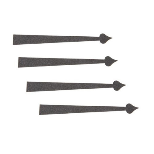 Magnetic Strap Hinge, 24" Decorative Garage Door Hardware - Set of 4