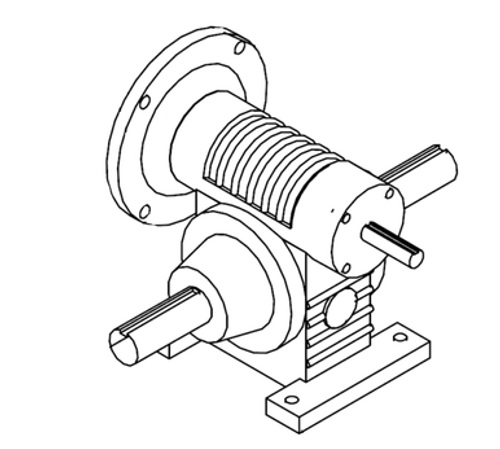 Micanan MC00001 GEAR REDUCER CH55 (1/2, 3/4 AND 1HP) Micanan MC00001 GEAR REDUCER CH55 (1/2, 3/4 AND 1HP)