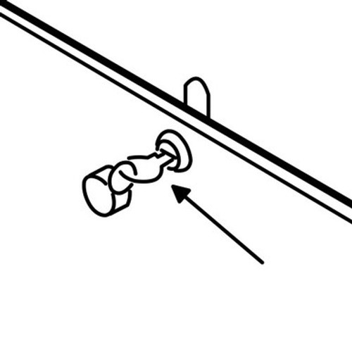 Linear 2200-790 Lock for Cover, with Keys
