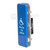 BEA 1-1/2 x 4-3/4 in. Blue-Faced Jamb Push Plate w/White Handicap Logo & PUSH TO OPEN Text 10PBJ1B