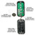 BEA 433 MHz 4-Button Hand-Held Digital Wireless Transmitter 10TD433HH4