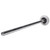 2 Inch Wheel 9 Inch Stem - White Nylon Sealed Roller with Long Stem