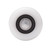 2 Inch Wheel 9 Inch Stem - White Nylon Sealed Roller with Long Stem