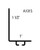 1 X 1-1/2" L-Shaped Aluminum Retainer