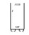 1-3/8" x 3" U-Shaped Aluminum Bottom Seal Retainer
