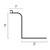 Z Standard Retainer Aluminum Retainer for Rolling Steel Doors