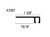 1" 90 Degree Large Aluminum Brush Seal Retainer