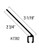 3" 45 Degree Large Aluminum Brush Seal Retainer