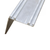 2"x2" L-Shaped Aluminum Bottom Seal Retainer