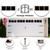 Heritage Faux Garage Door Window Overlay