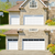 Heritage Faux Garage Door Window Overlay