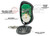 Transmitter Solutions Monarch 318LIPW1K Garage Door Opener Keychain Remote