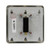 BEA 4.75 Square Push Plate w/blue Handicap Logo only 10PBSLL"