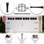 Traditional Garage Door Decorative Hardware Kit
