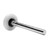 2 Inch Roller, White Nylon, 13 Ball , 4" Stem, NO CAP