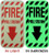 LumAware ENERGY-FREE Illuminating FIRE PULL STATION Safety Sign