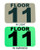 LumAware ILLUMINATING Glow-In-The-Dark FLOOR NUMBER Safety Sign