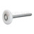 2 Inch Wheel 4 Inch Stem - White Nylon Door Roller