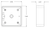 BEA 4.75 Square Surface Mount Box 10BOX475SQSM