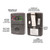 North Shore Commercial Door NSCD-318PV3 Allstar Compatible 3 Button Remote