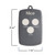 Micanan 3-button MSTOCS handheld Transmitter MK-00653 for Open/ Close/ Stop function
