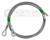 1/8" Cable for 8' Garage Doors w/ Torsion Springs - 116"