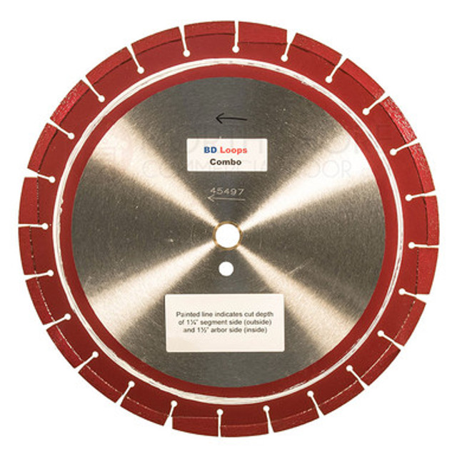 BD Loops SB-B Medium-Bond 14" Asphalt and Concrete Combo Blade BD Loops SB-B Medium-Bond 14" Asphalt and Concrete Combo Blade