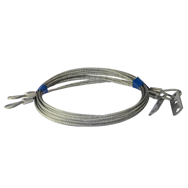 Garage Door Extension Spring Containment Kit 1/8" Safety Cable Garage Door Extension Spring Containment Kit 1/8" Safety Cable