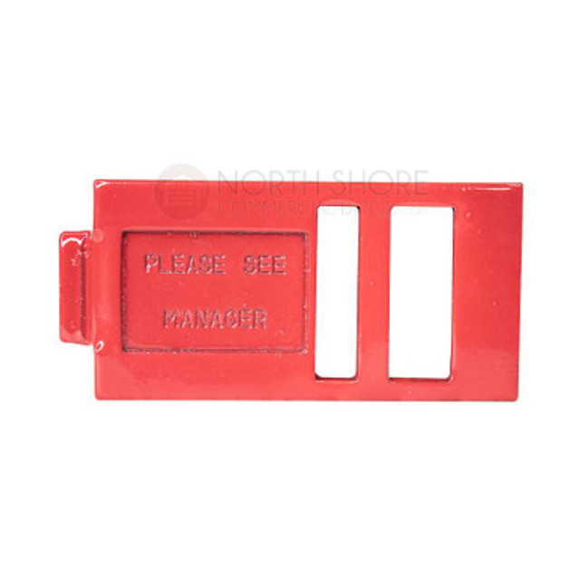Chateau C-489-BK-U Double Lock Plate for Bezel Latch (Red Color) Chateau C-489-BK-U Double Lock Plate for Bezel Latch (Red Color)