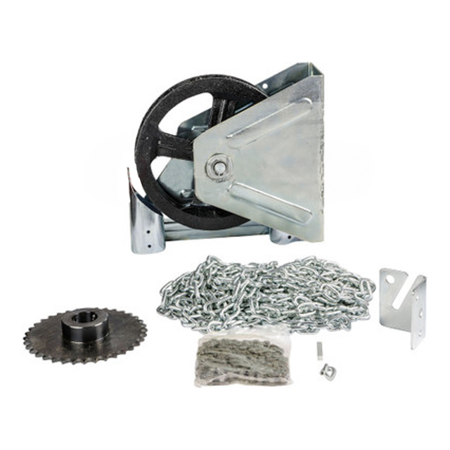 Chain Hoist, 4:1 Reduction, Wall mounting #50 Chain Sprocket 1-1/4 " Bore Chain Hoist, 4:1 Reduction, Wall mounting #50 Chain Sprocket 1-1/4 " Bore