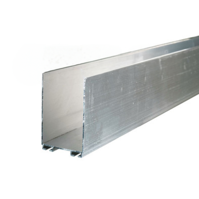 1-3/4" x 3" U-Shaped Aluminum Bottom Seal Retainer 1-3/4" x 3" U-Shaped Aluminum Bottom Seal Retainer