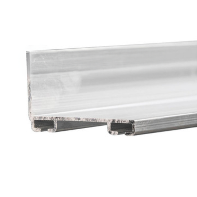 2" x 1" L-Shaped Aluminum Bottom Seal Retainer 2" x 1" L-Shaped Aluminum Bottom Seal Retainer