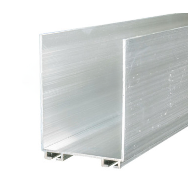 2" x 3" U-Shaped Aluminum Bottom Seal Retainer 2" x 3" U-Shaped Aluminum Bottom Seal Retainer