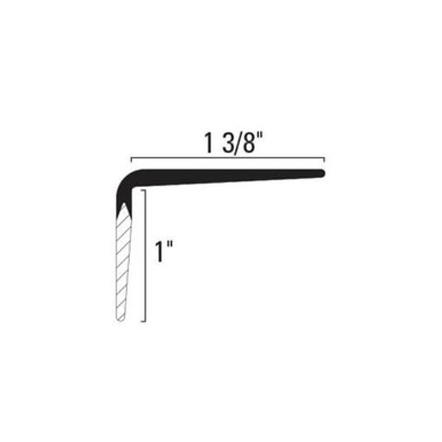 Action Industries 7'2" Grey Vinyl Dock Leveler Seal Action Industries 7'2" Grey Vinyl Dock Leveler Seal