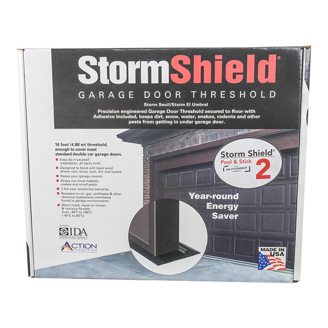Storm Shield 2 Peel & Stick Garage Door Threshold Storm Shield 2 Peel & Stick Garage Door Threshold
