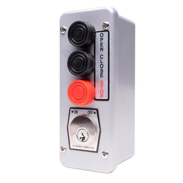 Control, Exterior, 3-Button, Surface Mount w/Key Lock Out, Metal Case Control, Exterior, 3-Button, Surface Mount w/Key Lock Out, Metal Case