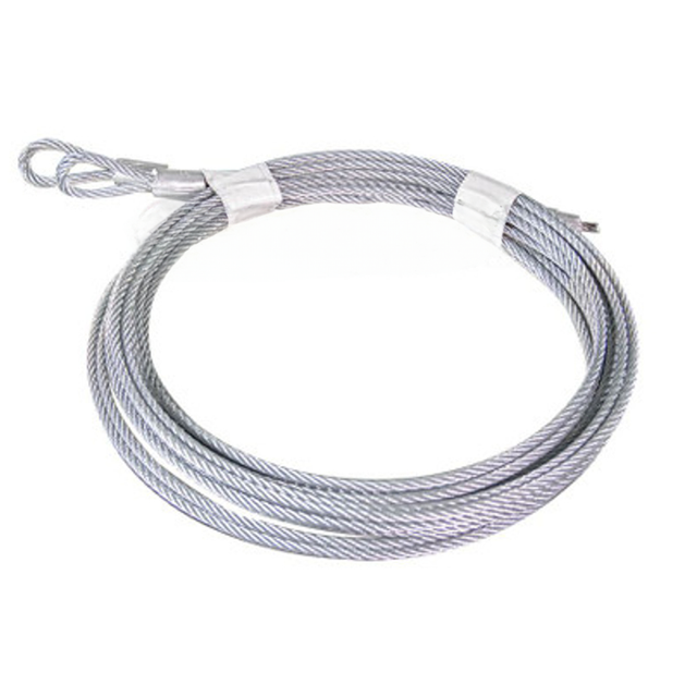 1/8" Cable set for 10' High Garage Door with Torsion Springs 140" 1/8" Cable set for 10' High Garage Door with Torsion Springs 140"
