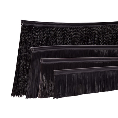 Brushed Scole Stripe / BLACK × GRAGE Flex Brush Standard Garage Door Weather Seal