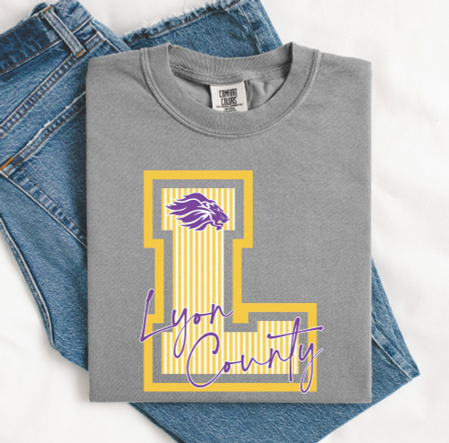 PSC - Lyon County Pinstripe tee